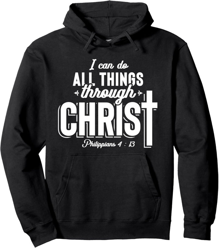 Ich vermag alles durch Christus Bibelvers Pullover Hoodie