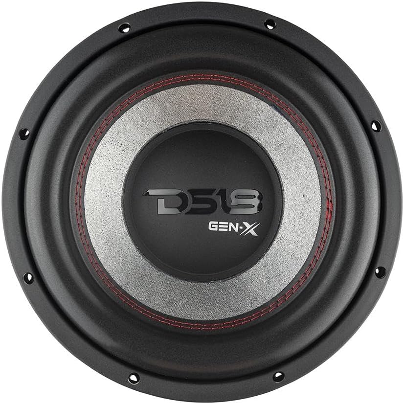 DS18 GEN104D Genesis Serie 10 Zoll Subwoofer, Dual-Schwingspule, 800 Watt max 25,4 cm Klassisch, 25,