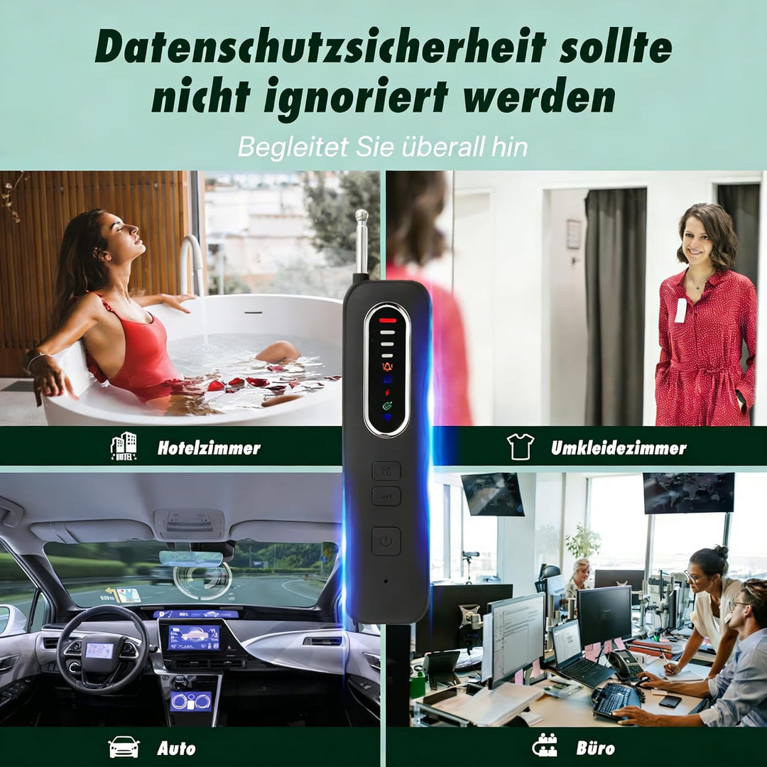 Wanzen Detektor 6 in 1 Versteckte Kamera Detektor RF Wireless Abhörwanzen Aufspüren Finder GPS Track
