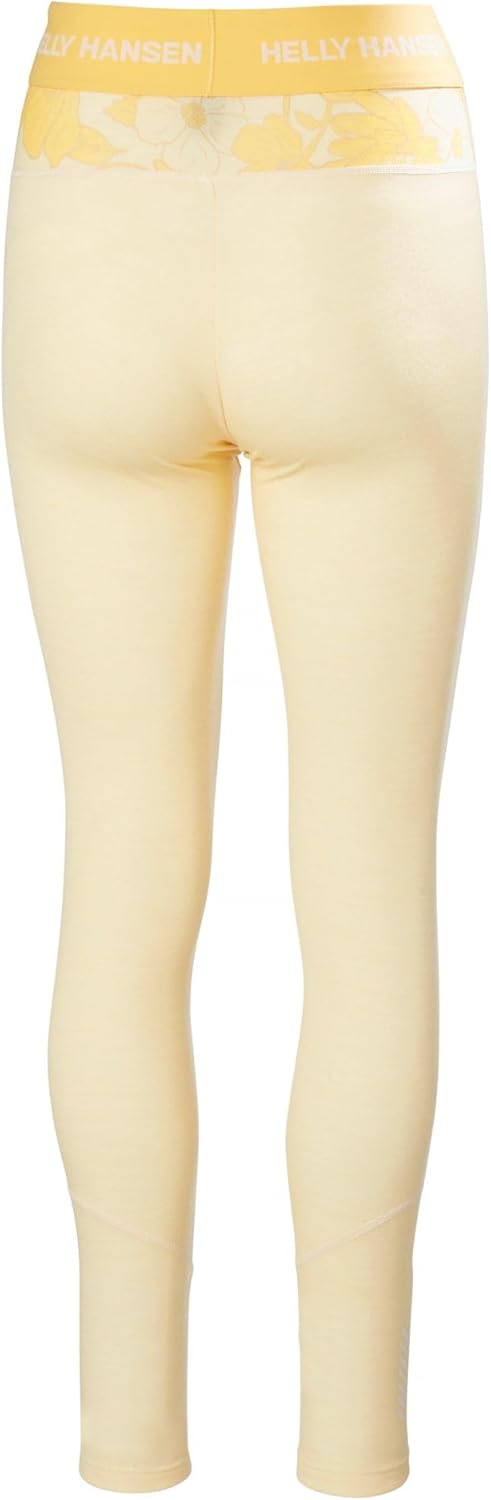 Helly Hansen Damen Pants W Lifa Merino Midw Gra Pant XS Gelb Creme, XS Gelb Creme