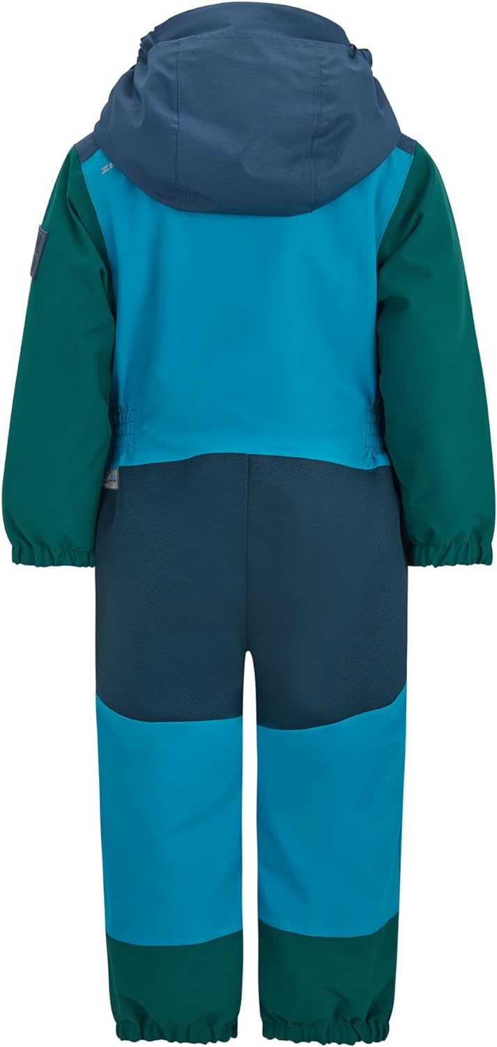 Ziener Unisex Baby Anup Schneeanzug/Skioverall | wasserdicht, winddicht, warm (1er Pack) 104 teal cr