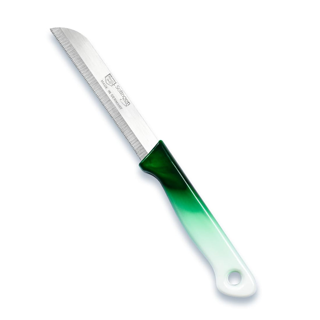 Kochmann Solingen Küchen Allzweck Obst und Gemüse Messer Klein Set (Dunkelgrün Weiss 48tlg), Dunkelg