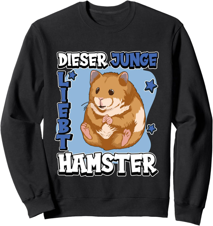 Kinder Dieser Junge liebt Hamster Sweatshirt