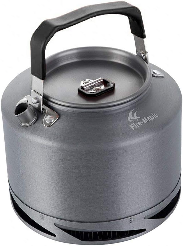 Fire-Maple Camping Kessel aus eloxiertem Aluminium, XT in Zwei Grössen 1,5 Liter Schwarz, 1,5 Liter