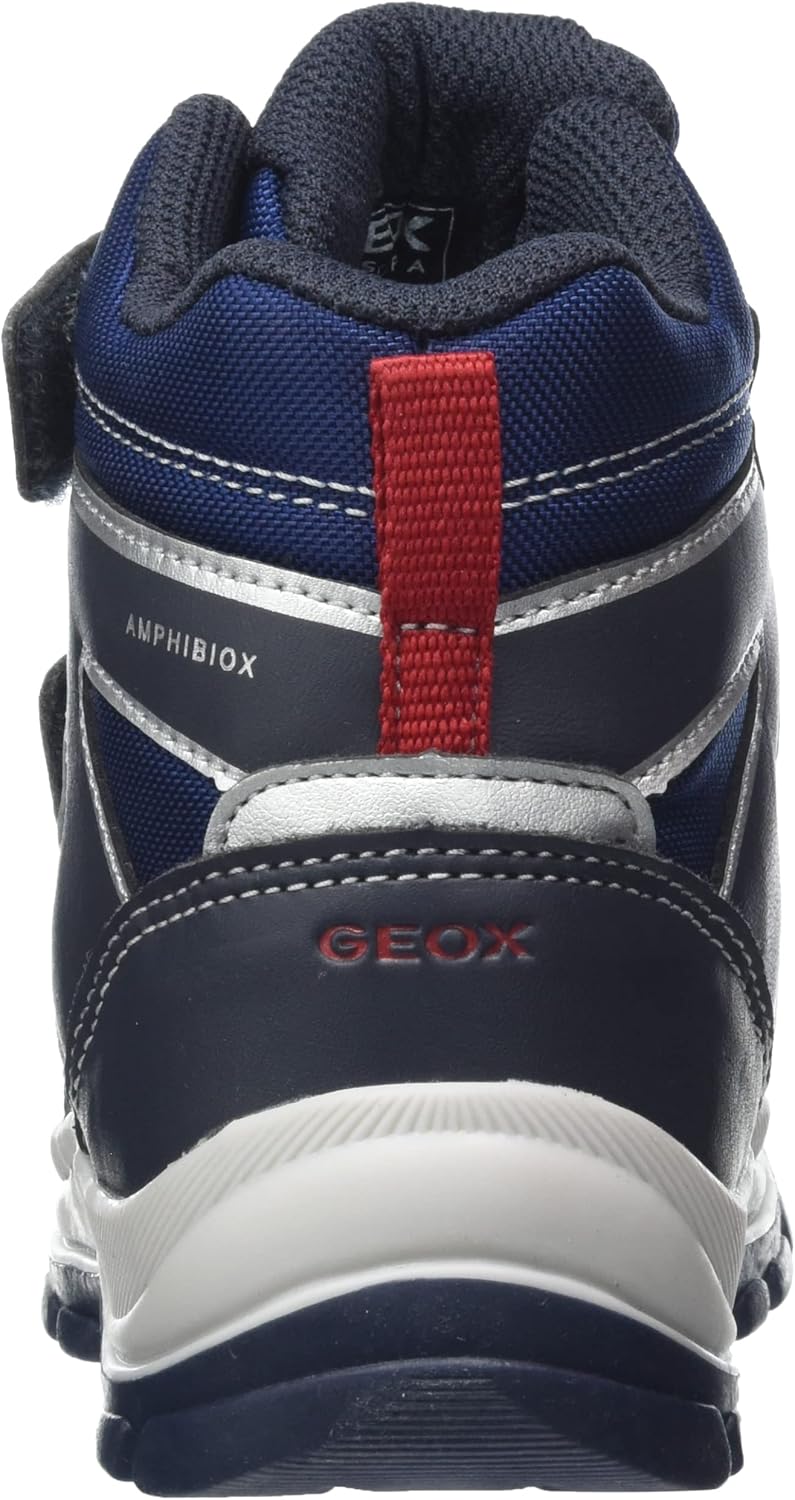 Geox Jungen B Flanfil Boy B ABX Stiefeletten 21 EU Navy Blue, 21 EU Navy Blue