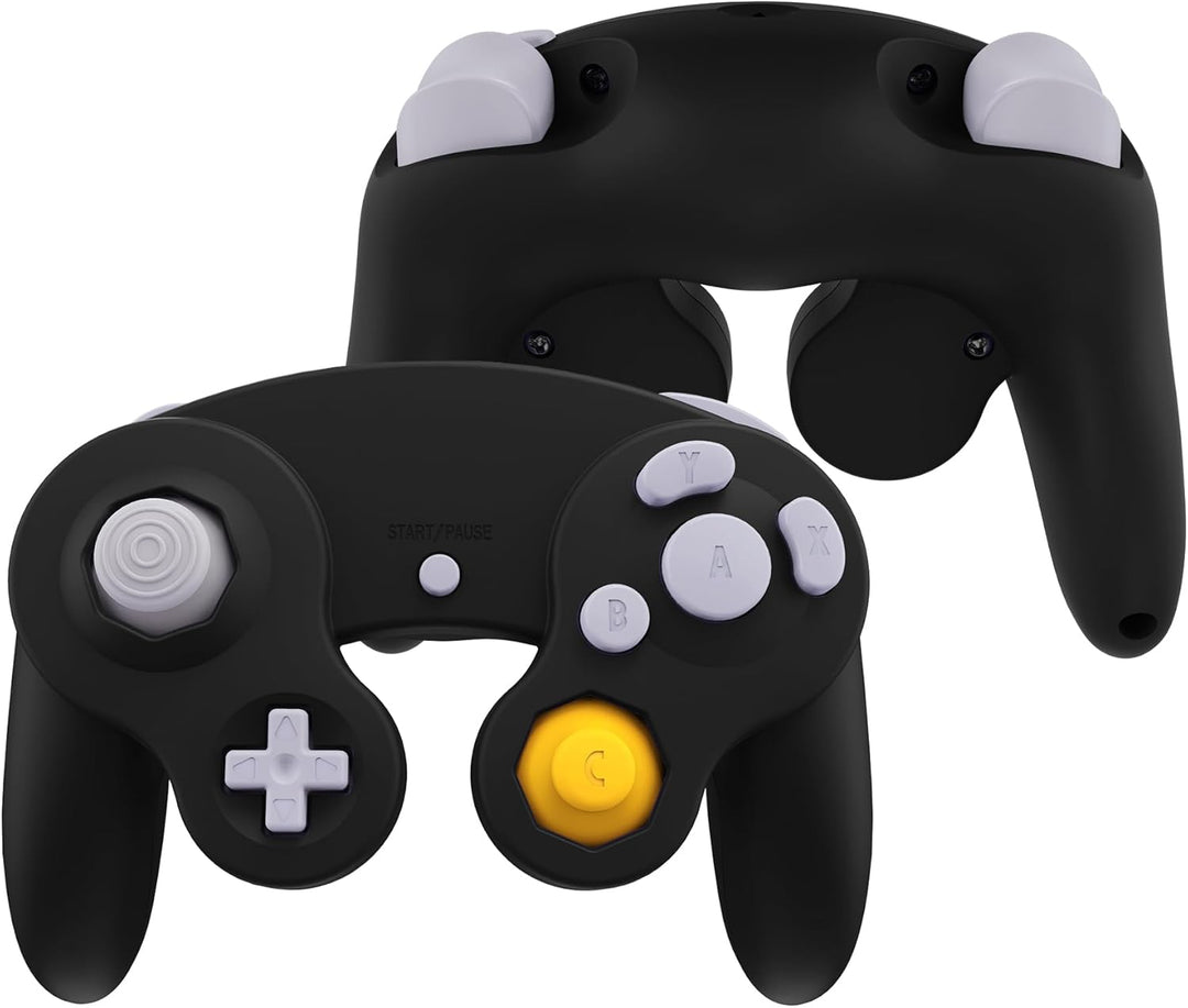 eXtremeRate Ersatz Grips Case Hülle kompatibel mit Nintendo Game Cube Controller, Griff Gehäuse & D-