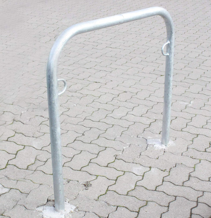 TRUTZHOLM Fahrradanlehnbügel Fahrradständer 115x99cm zum Einbetonieren Stahlrohr Ø 49mm feuerverzink