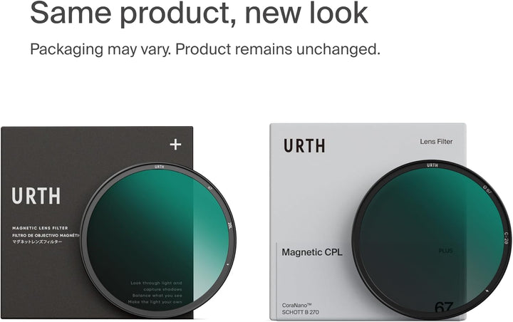 Urth 49mm Magnetisches Polfilter (Polarisationsfilter) CPL Filter (Plus+), 49mm magnetisch