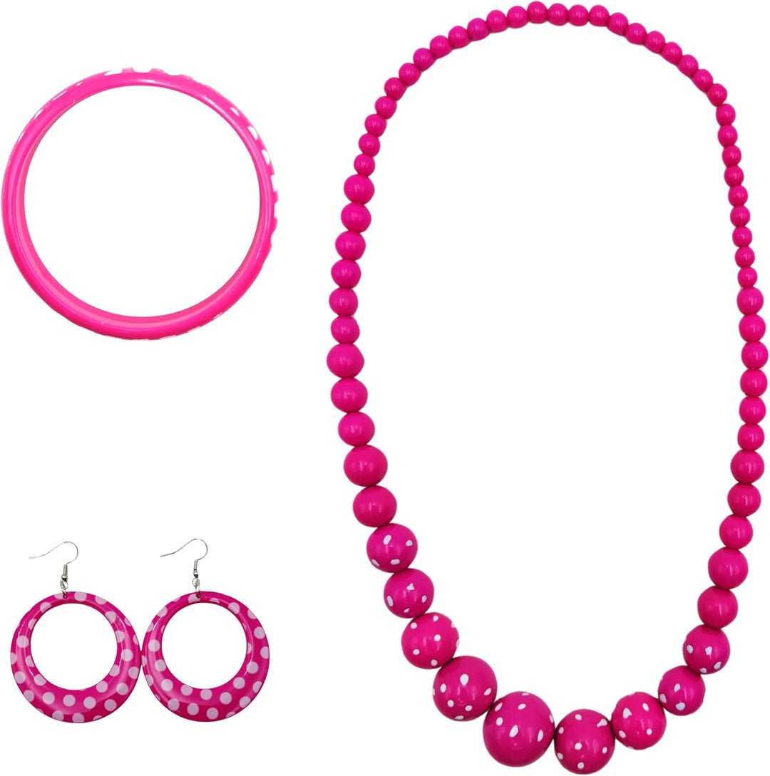 Schal mit Blumenstickerei mit Zubehör Dunkelfuchsia, 3 Blumen, Dunkelfuchsia, 3 Blumen