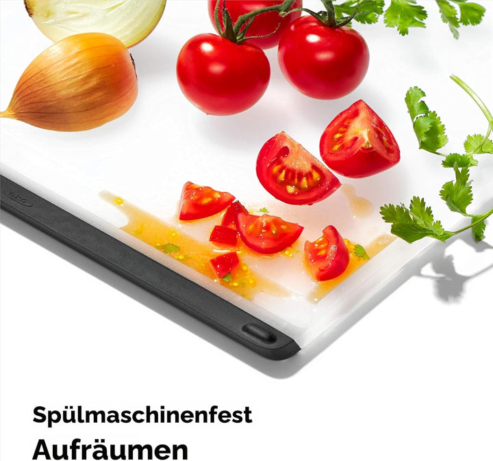 OXO Good Grips Schneidebrett, Kunststoff, 37,3 x 26,2 cm Mehrzweck-Schneidebrett, Mehrzweck-Schneide