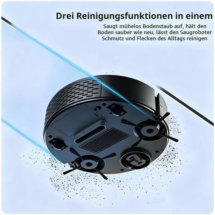 Mini Saugroboter für Auto,Auto Staubsauger Roboter,Ultradünn 6 cm Automatischer Robot Vacuum Cleaner