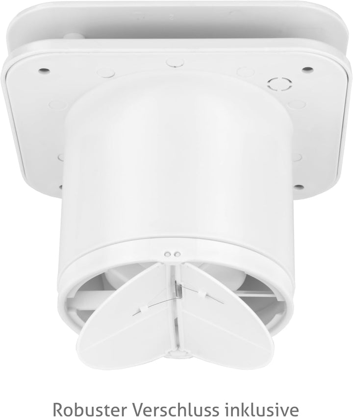 Turbionaire Trend Plus 120 WM Badlüfter 120 mm, Mit Fernbedienung – 7 Geschwindigkeiten + Boost, 25d