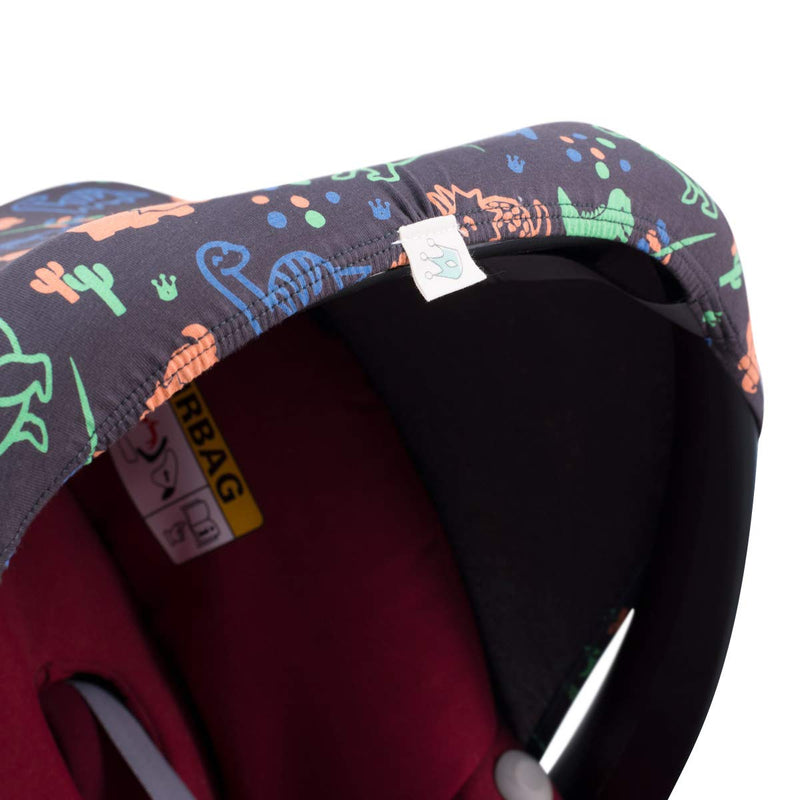 JYOKO KIDS Verdeck kompatibel mit Maxi Cosi Bebe Confort Pebble (Happy Dino), Happy Dino