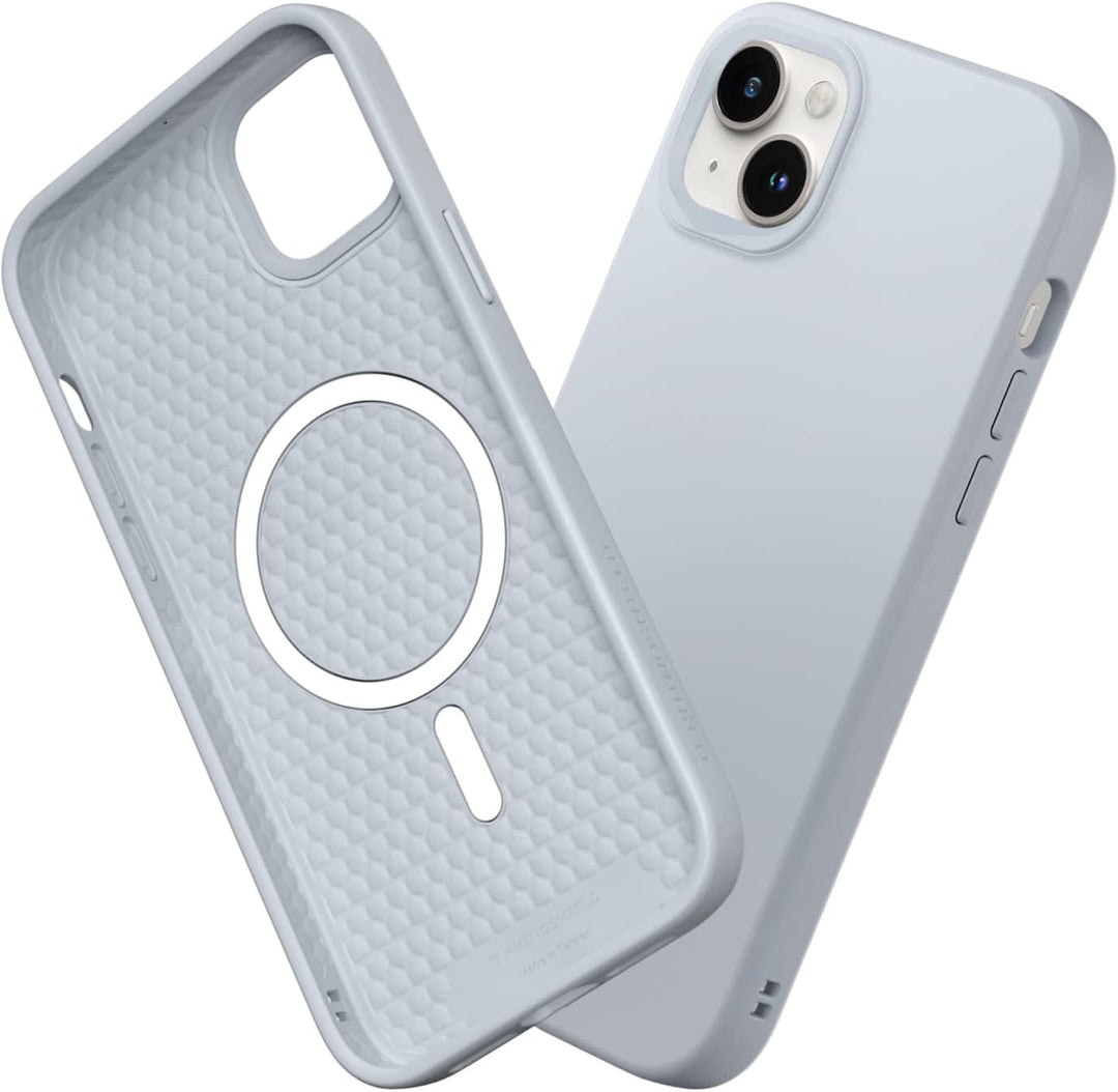 RhinoShield Case kompatibel mit [iPhone 14 Plus] | SolidSuit - MagSafe-kompatibel -Stossdämpfende &
