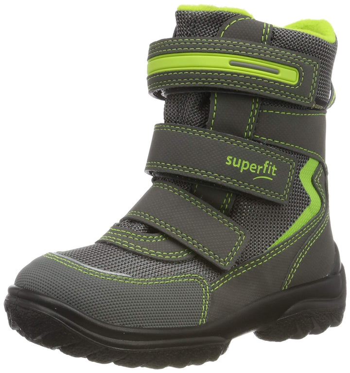 Superfit Jungen Snowcat Warm Gefütterte Gore-tex Schneestiefel 20 EU Weit Grau Grau Gelb 20, 20 EU W
