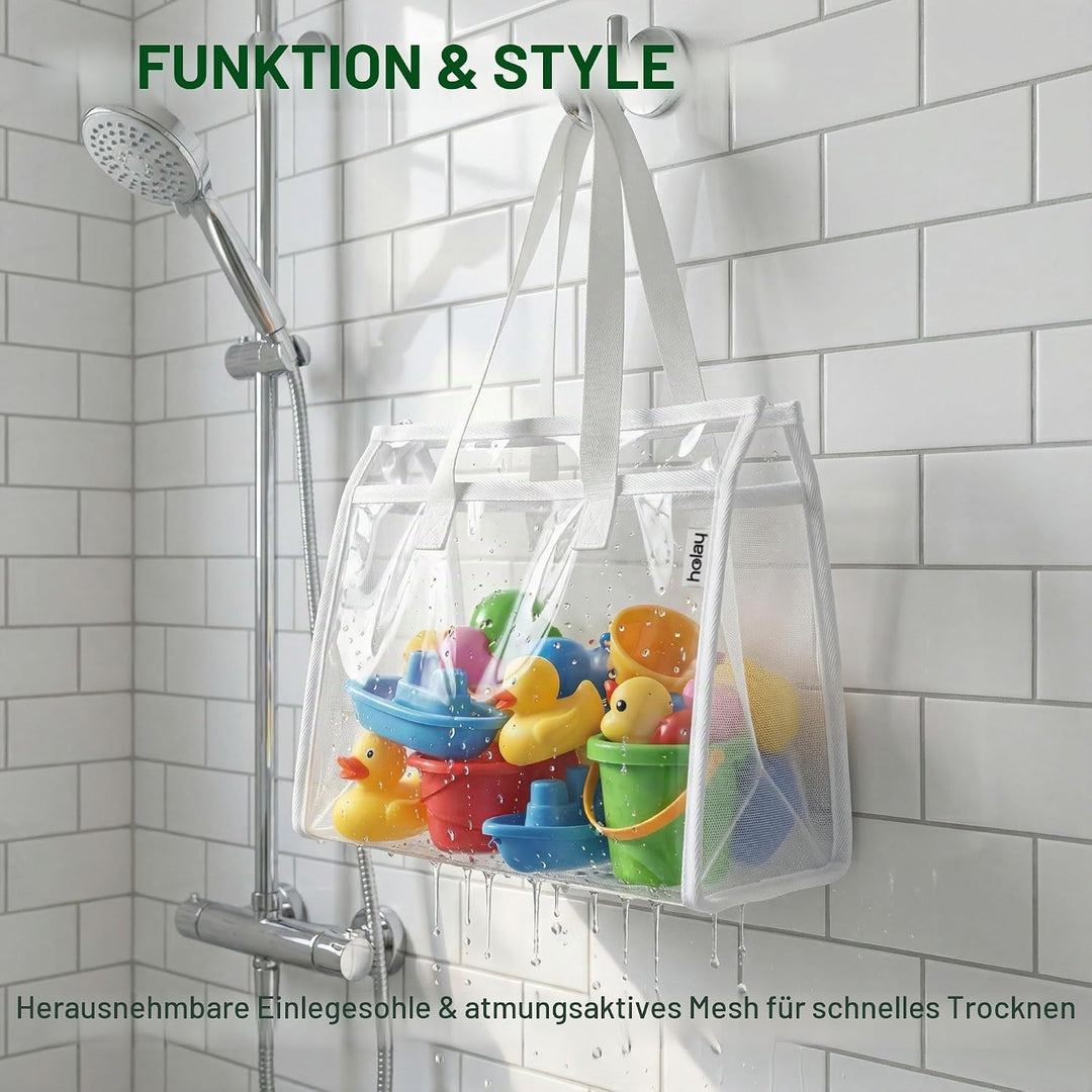 holay 4er-Packung PVC mit Reissverschluss Blocks Set, Spielzeug, Ton, Brettspiel Aufbewahrung Organi