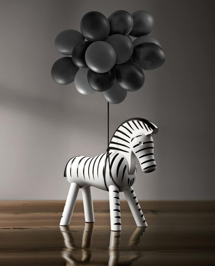 Kay Bojesen Zebra Figuren 14 cm Holzfiguren Weihnachtsdekoration, schwarz H14 cm Zebra, H14 cm Zebra