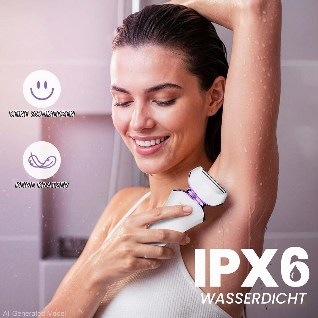Elektrischer Rasierer für Frauen, Damenrasierer, Bikini-Trimmer, Körperhaarentfernung für Beine und
