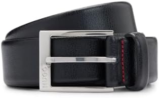 HUGO Gürtel Herren, 100 Braun (Dunkelbraun 202)