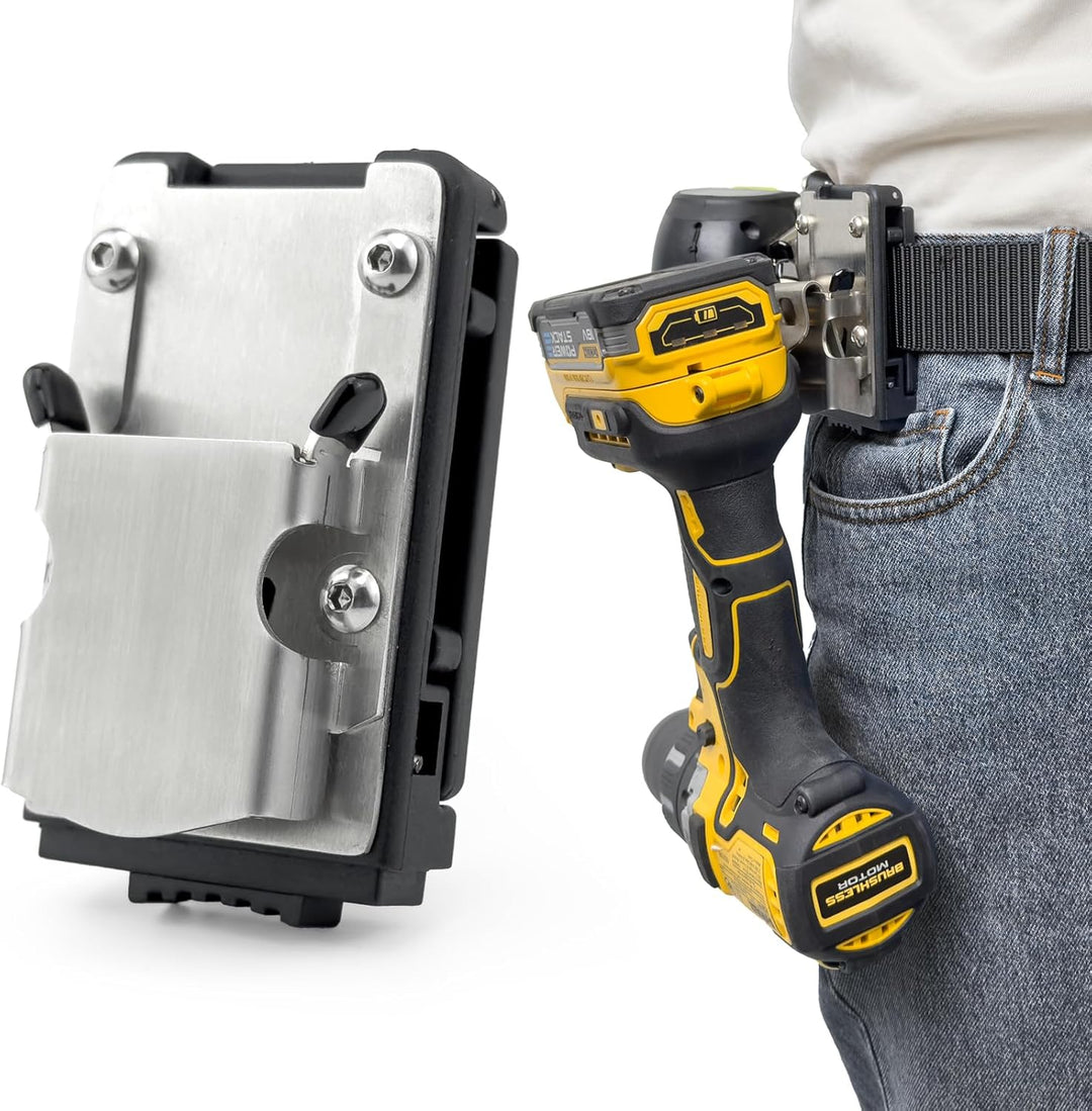 otuiaim Clip-on Werkzeug Gürtelclip - Clip-on Werkzeuggürtelhalter, 304 Edelstahl Werkzeugclips für