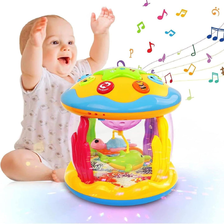 Baby Spielzeug Mädchen Junge Drehender Projektor 12 18 Monate mit Musik/Licht Kinderspielzeug ab 1 2