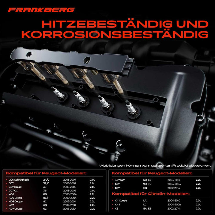 Zündspule für 307 3A C 3E 3B 406 8B 8E F 8C 6D_ 6E_ 607 9D 9U 807 E 2000-2018 5970.84