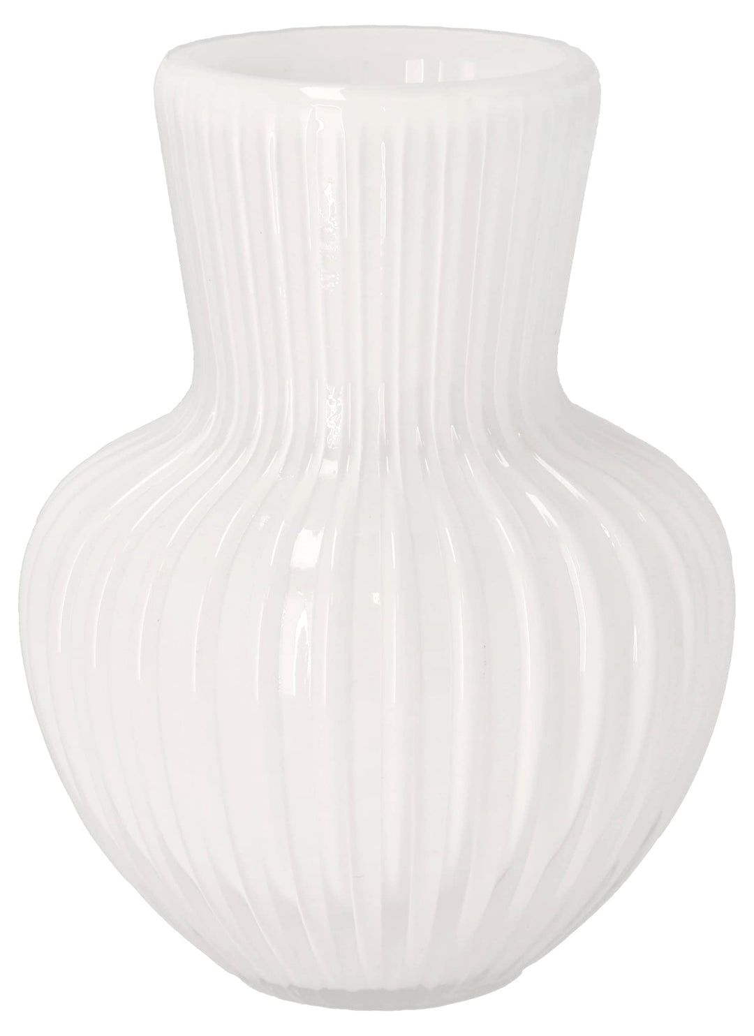 Villa Collection Cuneo Vase Dia 15 x 20 cm Weiss 20 cm - dia. 15 cm Weiss, 20 cm - dia. 15 cm Weiss