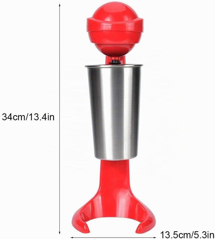 Doppelkopf-Milchshake machen und trinken Mixer Elektrische Milchshake-Maschine Kaffeemilch-Mixer für