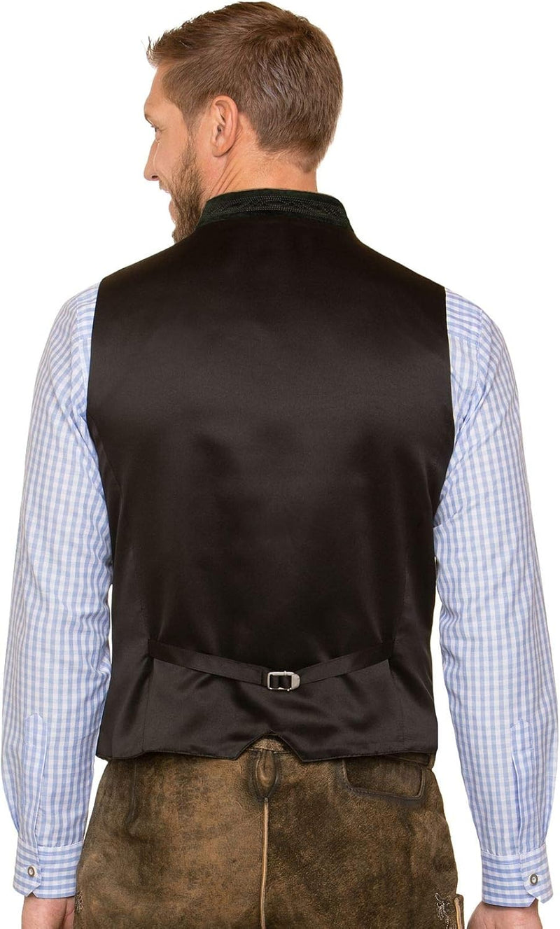 Stockerpoint Herren Trachtenweste Calzado 60 Grün (Tanne), 60 Grün (Tanne)