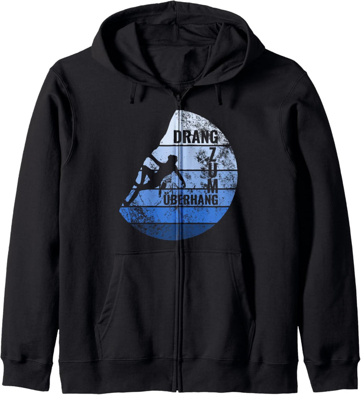 Vintage Retro Kletterer Bouldern Klettern Berge Geschenk Kapuzenjacke