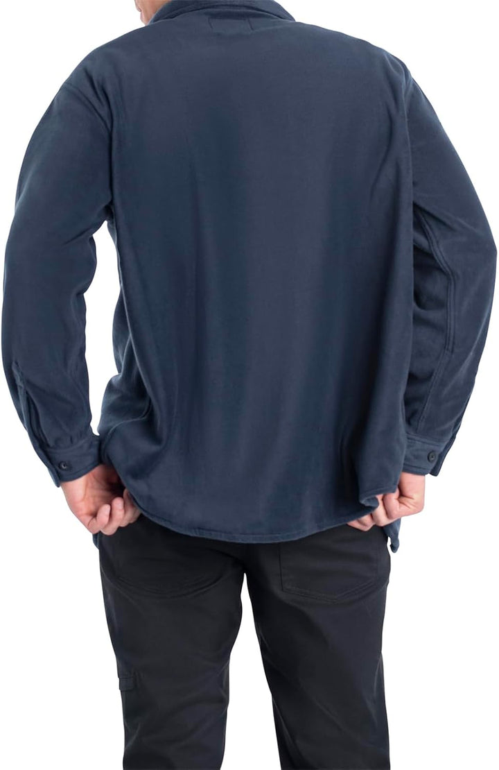 Legendary Whitetails Navigator Fleece-Herrenhemd mit Knopfleiste L Marineblau, L Marineblau