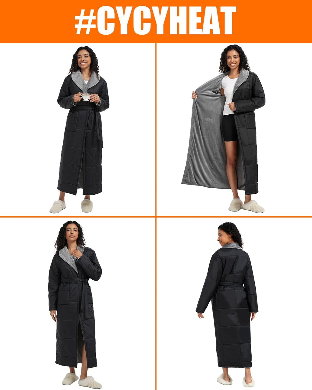 CYCYHEAT Heizdecke mit Ärmeln 20000mAh Akku Kabellos für Herren & Damen – Verbesserte Heiztechnologi