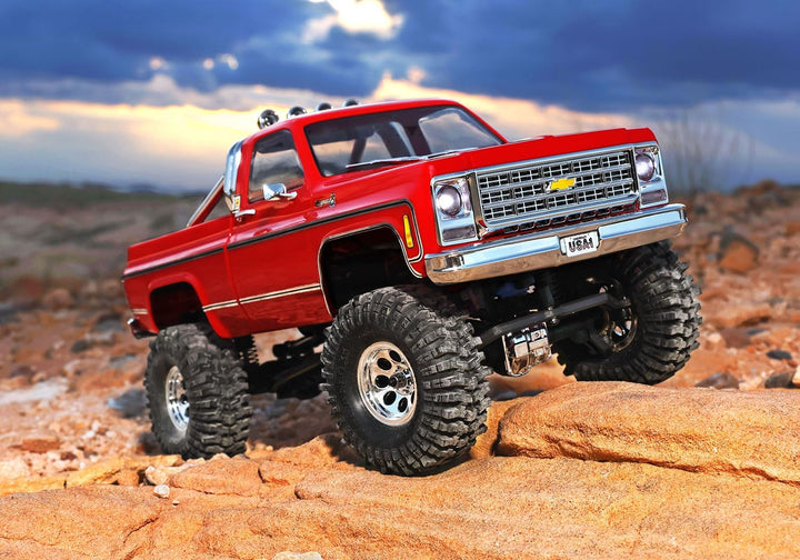 Traxxas TRX-4M Chevrolet K10 1/18 Rot mit ACCUS/Ladegerät 97064-1-RED