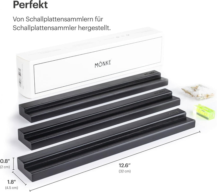 3 Vinyl-Schallplattenregale - Präsentieren Sie Ihre aktuellen oder bevorzugten Schallplatten elegant