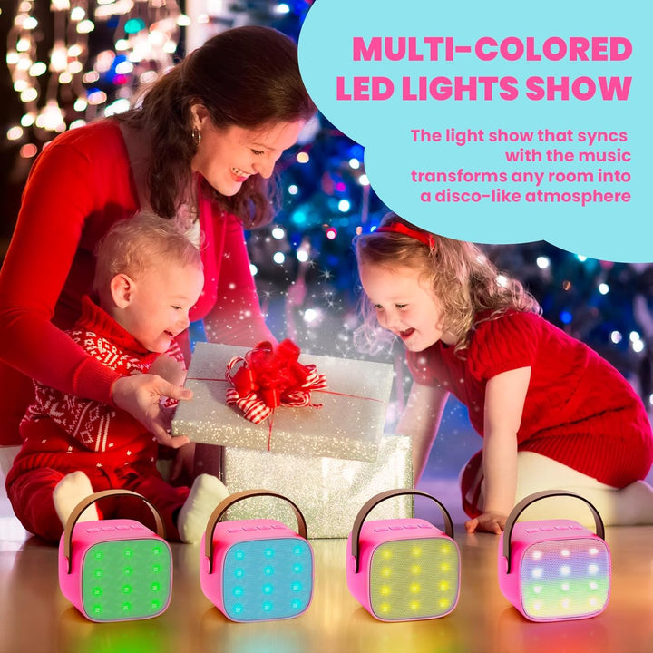 Kinder Karaoke Maschine, Neueste Karaoke Mikrofon Kinder, Geschenke für Mädchen Jungs,Mini Bluetooth