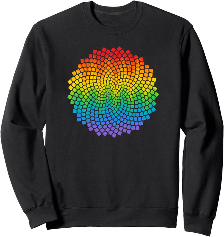 Sonnenblume Samen Fibonacci Goldener Schnitt Mathe Gay Pride Sweatshirt