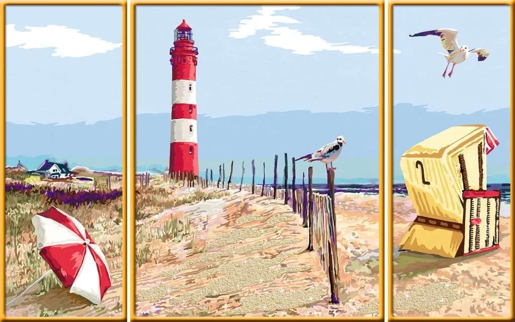 Ravensburger Malen nach Zahlen 28968 - Malerische Dünen - Für Erwachsene und Kinder ab 14 Jahren Alt