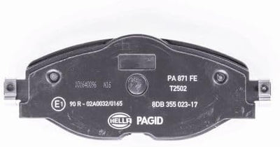 HELLA PAGID 8DB 355 023-171 Bremsbelagsatz - T2502 - Dicke/Stärke: 20.3mm - Bremssystem: TRW - für V