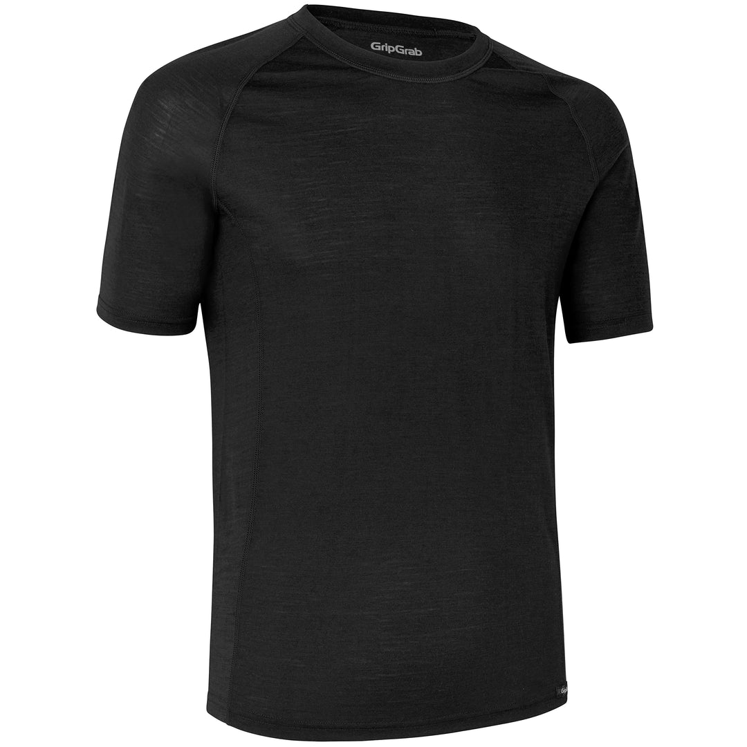GripGrab Merino Blend Thermo Kurzarm Radsport Funktionsunterhemd Winter Fahrrad Unterhemd Sport Base