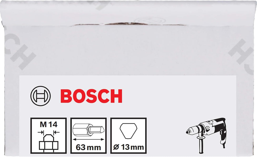 Bosch 1x Rührkorb-Adapter (Adaption von M14-Gewinde auf Dreibacken-Bohrfutter M14-Aussengewinde, Pro