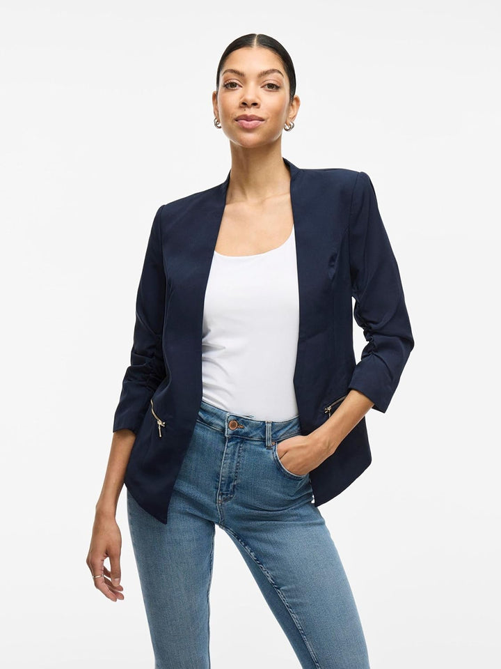 Vila Damen Blazer 36 Navy Blazer, 36 Navy Blazer