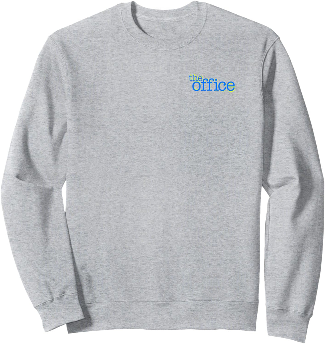 The Office Neon Jim Verzerrter Text Sweatshirt