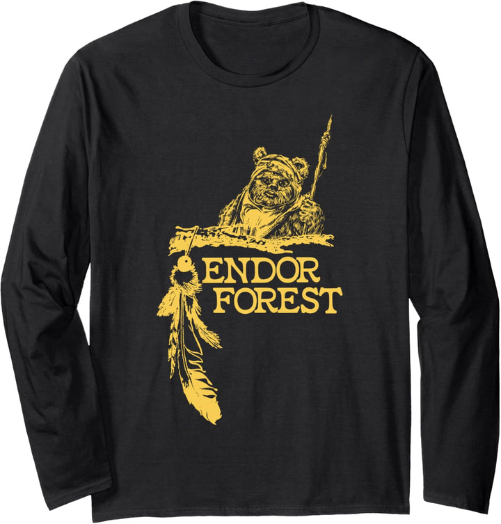 Star Wars Ewok Endor Forest Langarmshirt