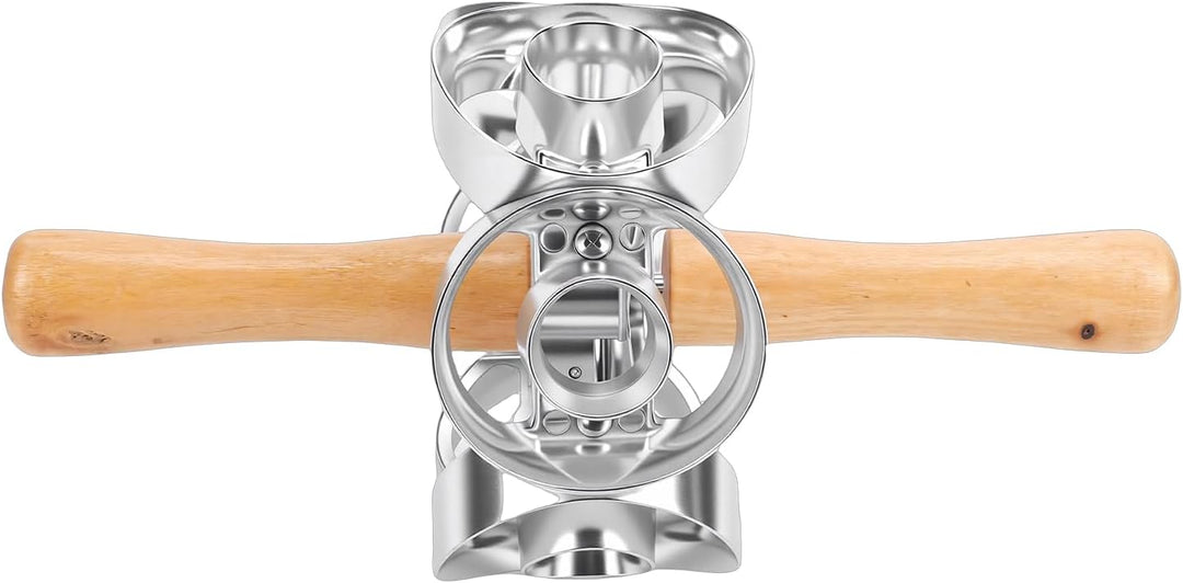 Pssopp Donut-Schneider, Donut-Schneider-Roller, Backform, Teig-Backwalze, Drehbarer -, Maker für Küc