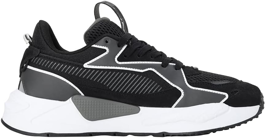 PUMA Unisex Rs-z ReinventionSneaker 44.5 EU Black Dark Shadow White, 44.5 EU Black Dark Shadow White