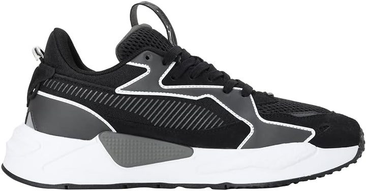 PUMA Unisex Rs-z ReinventionSneaker 44.5 EU Black Dark Shadow White, 44.5 EU Black Dark Shadow White