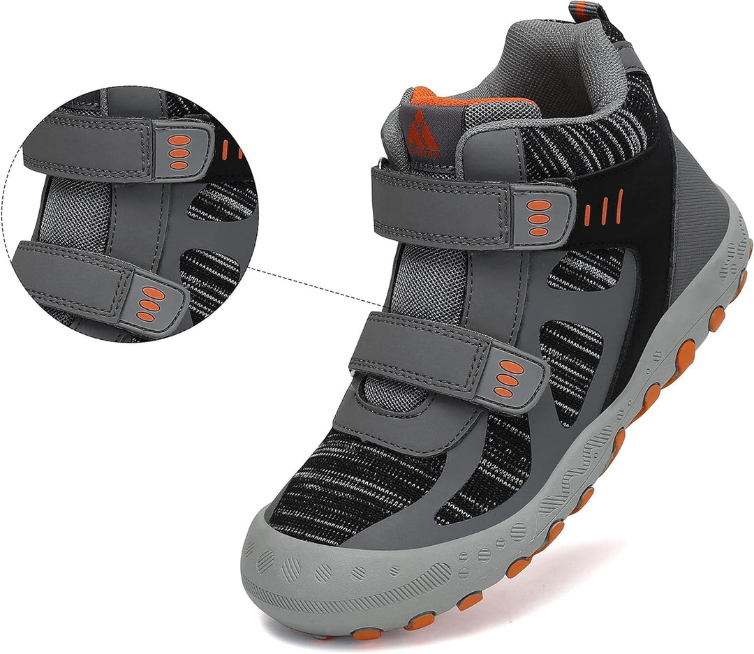 Mishansha Kinder Wanderschuhe rutschfest Leicht Trekking Wanderstiefel für Jungen Mädchen Gr.24-38 T