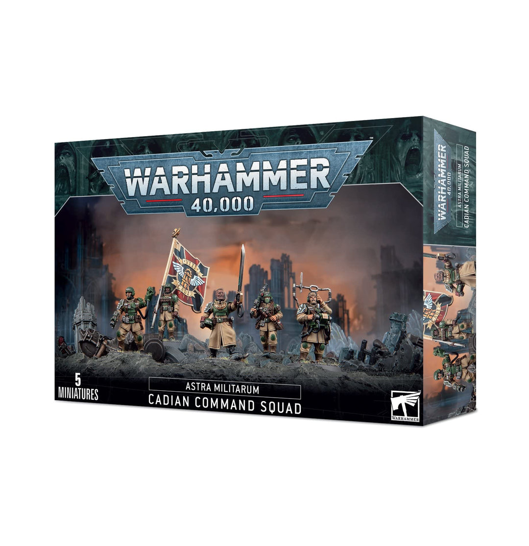 Games Workshop Cadian Command Squad, Black