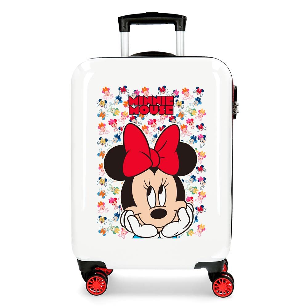 Disney Minnie Diva Cockpit-Koffer, mehrfarbig, 38 x 55 x 20 cm, ABS-Kombinationsverschluss, 34 l, 2