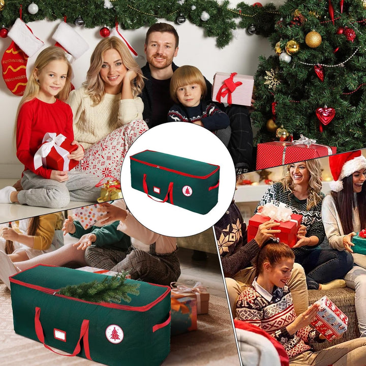 Aufbewahrungsbox für Weihnachtsbaum | 600D Oxford wasserdicht zur Aufbewahrung von Bäumen – mit Grif